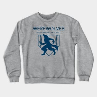 Amherst Werewolves Blue Crewneck Sweatshirt